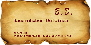 Bauernhuber Dulcinea névjegykártya